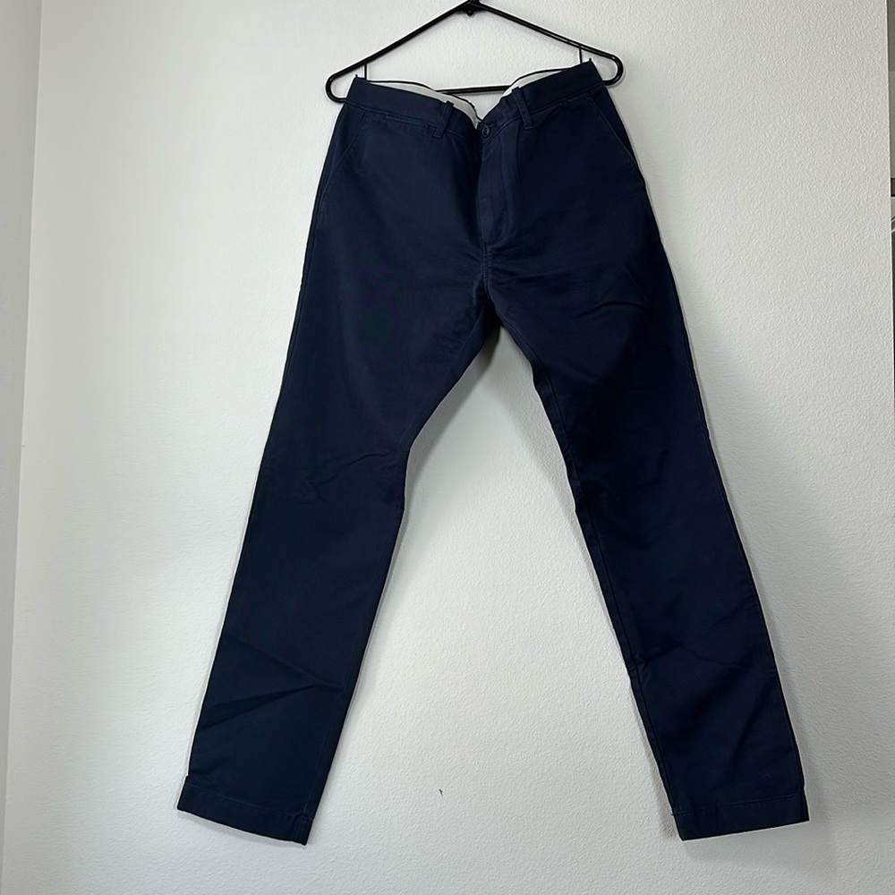 J.Crew Broken In Chino, Navy, 34W, 32L